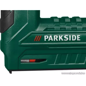   (SELEJT / 811393) ParkSide PAT 4 D6 Li-ion akkumulátoros tűzőgép és szögbelövő, tartozék kapcsokkal, 4V / 2000 mAh