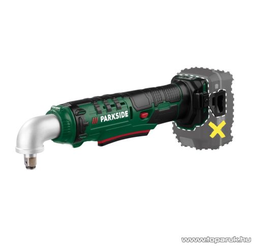 ParkSide PAWS 20 A1 SOLO Akkus sarok csavarozó / ütvecsavarozó kofferben, 4 db Cr-Mo dugókulccsal, X20V, 40/76 Nm (akkumulátor és töltő nélkül)