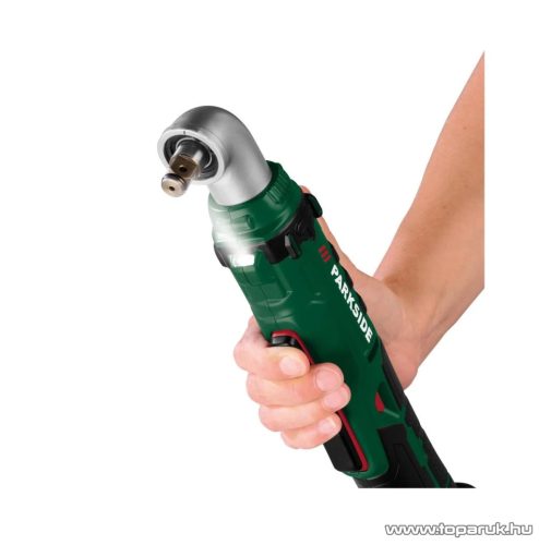 ParkSide PAWS 20 A1 SOLO Akkus sarok csavarozó / ütvecsavarozó kofferben, 4 db Cr-Mo dugókulccsal, X20V, 40/76 Nm (akkumulátor és töltő nélkül)
