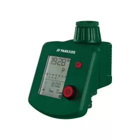ParkSide GRS PBCG B2 digitális öntözésidőzítő automata kerti csapra szerelve
