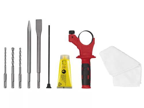 ParkSide PBH 1050 D4 elektromos SDS Plus fúró és vésőkalapács / ütvefúró készlet, 1050W