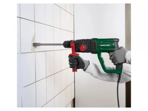 ParkSide PBH 1050 D4 elektromos SDS Plus fúró és vésőkalapács / ütvefúró készlet, 1050W