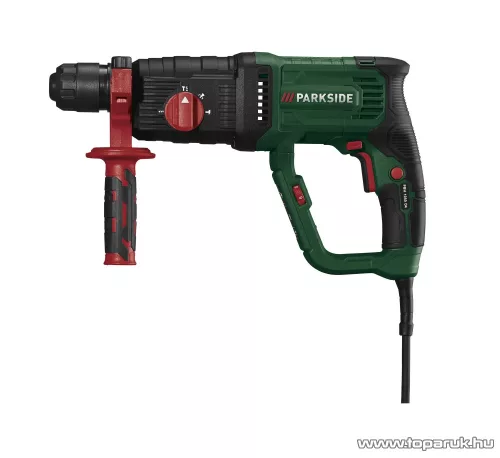 (bontott) ParkSide PBH 1050 C3 elektromos SDS Plus fúró és vésőkalapács / ütvefúró készlet, 1050W