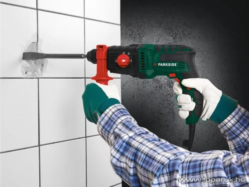 ParkSide PBH 800 B1 SDS Plus elektromos ütvefúró / vésőkalapács, 1,2J, 800 W