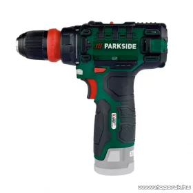   ParkSide PBSA 12 E4 / F5 SOLO Levehető tokmányos akkus fúró csavarozó kofferben (akkumulátor és töltő nélkül), 12 V, 28 Nm
