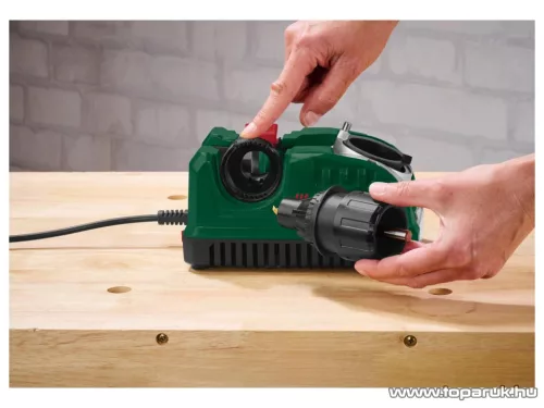 (BONTOTT / K663002) ParkSide PBSG 92 A1 Fúrószár élező HSS fúrószárak egyszerű és biztonságos élezésére 2.5 - 19 mm között, 92 W