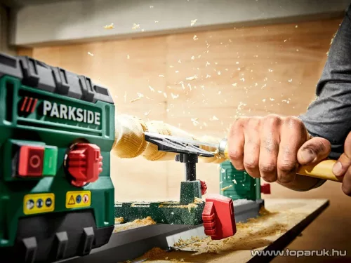 ParkSide PDM 600 C3 Elektromos esztergagép, faeszterga, esztergapad, 600 mm, 550 W