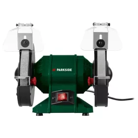 Parkside kettős köszörű 200 W teljesítménnyel, fémházas kivitelben