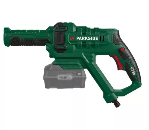 ParkSide PDRA 20-Li D4 SOLO Akkumulátoros önfelszívó magasnyomású mosó tisztító, akkus sterimo habosító fúvókával, X20V, 25 bar