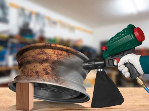 ParkSide PDSP 1000 E6 Sűrített levegős pneumatikus szemcsegyűjtős homokszóró pisztoly