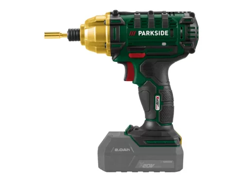ParkSide PDSSA 20-Li C3 GOLD Limited SOLO Li-ion akkus ütvecsavarozó, 180 Nm akkumulátoros csavarozó + koffer (akkumulátor és töltő nélkül)