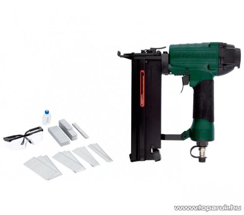ParkSide PDT 40 F4 GR sűrítettlevegős, pneumatikus tűzőgép (tűzőpisztoly) és szögbelövő, 2000 db tartozék szöggel és kapoccsal