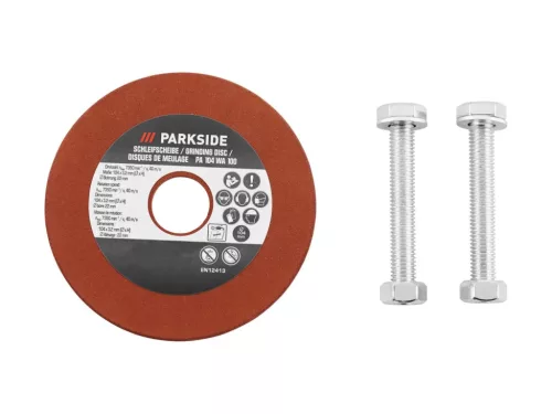 ParkSide PEKSG 85 F4 Elektromos fűrészlánc élező, láncélező állítható ütközővel, 104 mm csiszolótárcsával, 85 W