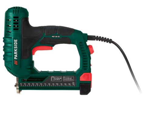 Fokozatmentes ütőerő állítókerék ParkSide elektromos tűzőgépen