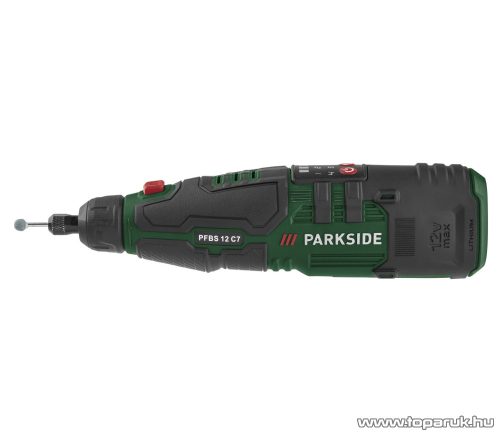 ParkSide PFBS 12 C7 Li-ion akkus panelfúró multicsiszoló készlet, tároló kofferben, 12 V (1,3 Ah)