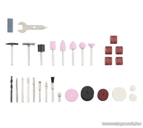 ParkSide PFBS 160 D3 Elektromos finomfúrócsiszoló (panelfúró) multicsiszoló készlet állvánnyal, tároló kofferben, 46 darabos, 160 W