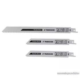   ParkSide PFSZ 3 B1 Fine Metal fűrészlap készlet orrfűrészhez és kardfűrészhez, 3 db / csomag