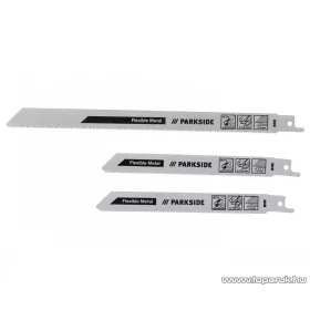   ParkSide PFSZ 3 B1 Metal Rough Out fűrészlap készlet orrfűrészhez és kardfűrészhez, 3 db / csomag