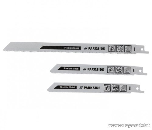 ParkSide PFSZ 3 B1 Metal Rough Out fűrészlap készlet orrfűrészhez és kardfűrészhez, 3 db / csomag