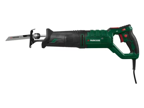 ParkSide PFS 850 C3 Elektromos kardfűrész, orrfűrész, szablyafűrész fémhez és fához, tartozék fűrészlappal, 850 W