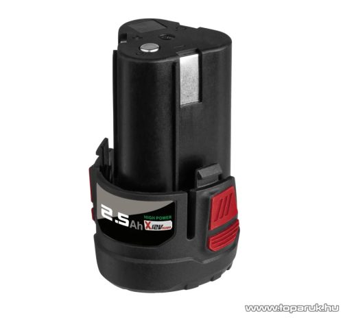 ParkSide Performance PAPK 12 2.5 A1 12V 2500 mAh Li-ion akkumulátor + PLGK 12 6.0 A1 6A 10W gyári akkutöltő szett, X12V / 2.5 Ah