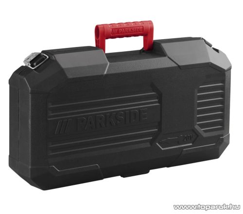 ParkSide PGSA 20-Li A1 SOLO X20V Akkus egyenescsiszoló + koffer, 20 V (akkumlátor és töltőkészülék nélkül)