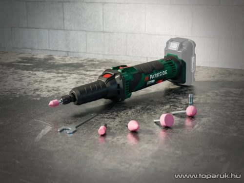 ParkSide PGSA 20-Li A1 SOLO X20V Akkus egyenescsiszoló + koffer, 20 V (akkumlátor és töltőkészülék nélkül)