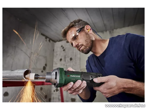 ParkSide PGS 500 C2 Elektromos egyenes csiszoló, csiszológép, furatköszörű, 500 W