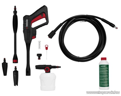 ParkSide PHDF 150 A1 Fém szivattyús magasnyomású mosó, sterimo, szennymaró és habosoító fúvókával, 2000 W, 150 bar