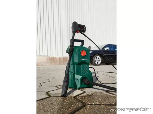 ParkSide PHD 110 E1 STERIMO Magasnyomású mosó, fém szivattyúval, zöld, 1300W