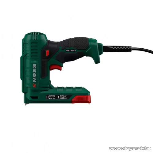 (SELEJT / K124771) ParkSide PHET 15 C2 Elektromos tűzőgép és szögbelövő, 70W