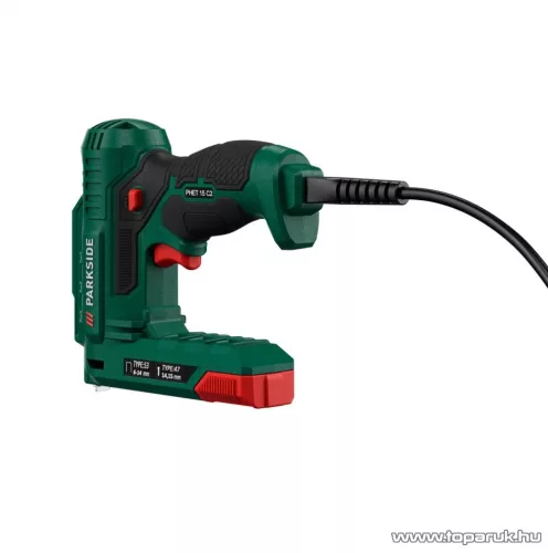 (SELEJT / K124771) ParkSide PHET 15 C2 Elektromos tűzőgép és szögbelövő, 70W