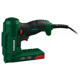   ParkSide PHET 15 C2 Elektromos tűzőgép és szögbelövő + 400 db TYPE 53 kapocs és 100 db TYPE 47 szeg, 70W