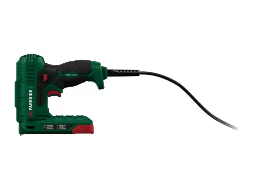 ParkSide PHET 15 C2 Elektromos tűzőgép és szögbelövő + 400 db TYPE 53 kapocs és 100 db TYPE 47 szeg, 70W