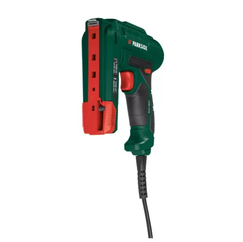 ParkSide PHET 15 C2 Elektromos tűzőgép és szögbelövő + 400 db TYPE 53 kapocs és 100 db TYPE 47 szeg, 70W