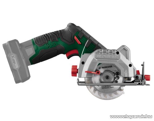 (bontott) ParkSide PHKSA 12 B3 GR SOLO akkus kézi körfűrész, 85 mm fűrészlappal, kofferben, 12V / X12V (akku és töltő nélkül)