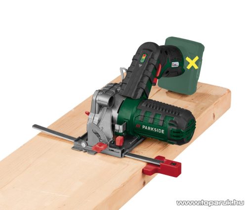 (bontott) ParkSide PHKSA 12 B3 GR SOLO akkus kézi körfűrész, 85 mm fűrészlappal, kofferben, 12V / X12V (akku és töltő nélkül)