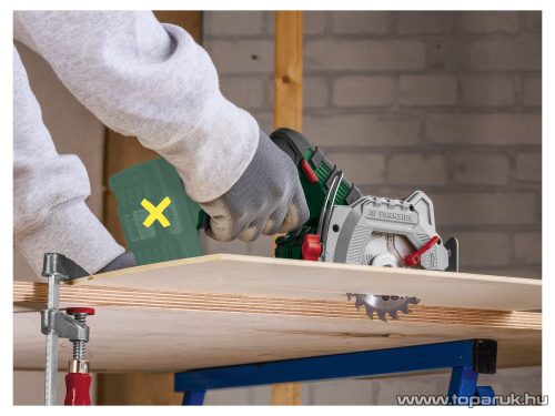 (bontott) ParkSide PHKSA 12 B3 GR SOLO akkus kézi körfűrész, 85 mm fűrészlappal, kofferben, 12V / X12V (akku és töltő nélkül)