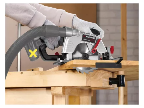 ParkSide Performance 12V körfűrész 140 mm fűrészlappal