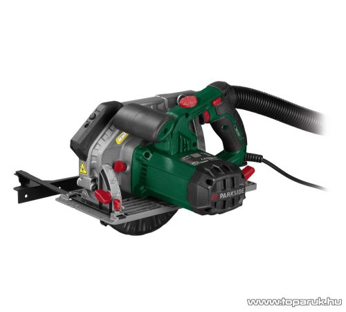 ParkSide PHKS 1350 D3 Vezetékes, elektromos kézi körfűrész lézer vezetővel + 2 db 190 mm fűrészlappal (24 és 48 fog), 1350 W