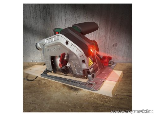 ParkSide PHKS 1350 D3 Vezetékes, elektromos kézi körfűrész lézer vezetővel + 2 db 190 mm fűrészlappal (24 és 48 fog), 1350 W