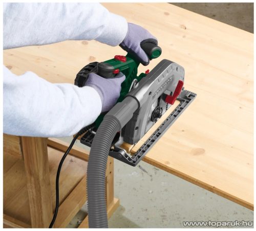 (hibás 640953) ParkSide PHKS 1350 E4 Vezetékes, elektromos kézi körfűrész + 2 db 190 mm fűrészlappal (24 és 48 fog), 1350 W