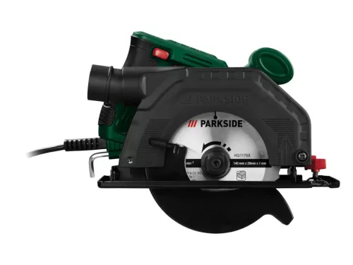 Párhuzamos ütköző használata a pontos hosszvágásokhoz ParkSide PHKS 750 géppel