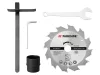 ParkSide PHKS 750 A1 Vezetékes, elektromos kézi körfűrész + 1 db 140 mm fűrészlap (12 fog), 750 W