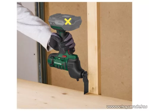 (bontott / hibás 828107) ParkSide PKGA 20-Li C2 SOLO Cordless Multi-Tool 3 az 1-ben akkus kombinált multifunkciós készülék csiszolásra, fűrészelésre és hántolásra, X20V (akkumulátor és töltő nélkül)