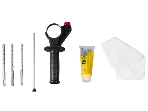 Beton fúrása ParkSide Performance 3 Joule ütőerejű akkus kalapáccsal