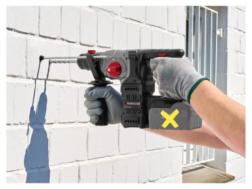 ParkSide Performance PKHAP 2034-Li B1 SOLO X20V Akkus ütvefúró, vésőkalapács, 3J, akku és töltő nélkül