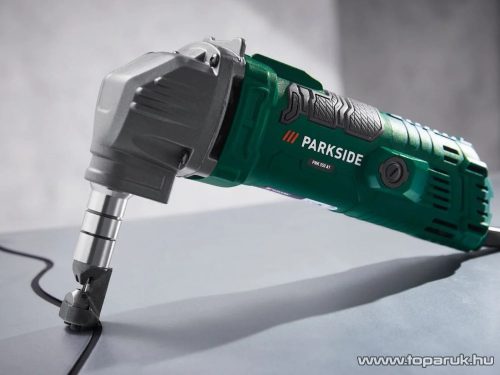 ParkSide PMK 550 C2 Elektromos kézi lemezkivágó fém és egyéb lemezek pontos vágására, 550W