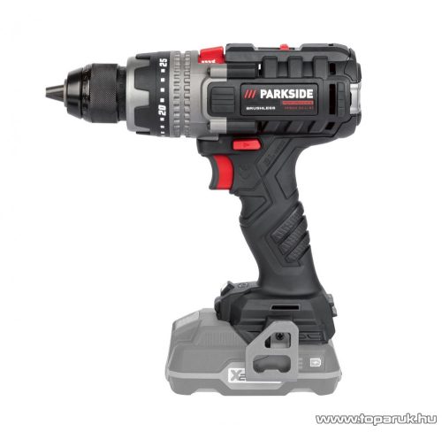 ParkSide Performance Brushless PPBSA 20-Li A1 SOLO Kétsebességes fúró csavarozó behajtó + koffer, 20 V, 150 Nm (akku és töltő nélkül)