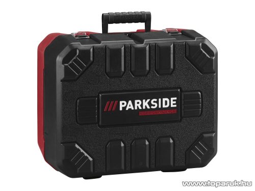 (selejt 818966) ParkSide Performance PPHKSA 40-Li A1 SOLO Brushless akkumulátoros dupla akkus kézi körfűrész 190 mm fűrészlappal, hordozó kofferben (akku és töltő nélkül)